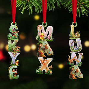 Lovely Alphabet Name Acrylic Ornament, Personalized Gifts For Christmas 02pata291025