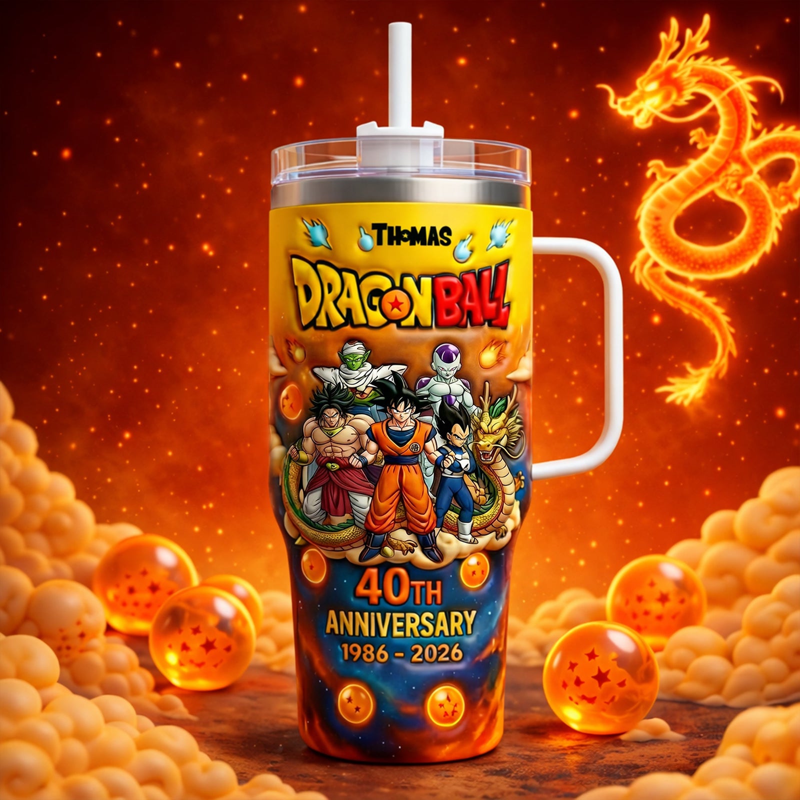 Legendary Fighters 40th Anniversary Tumbler - Personalized Gifts For Fighter Fan Tumbler 06TGLU020326