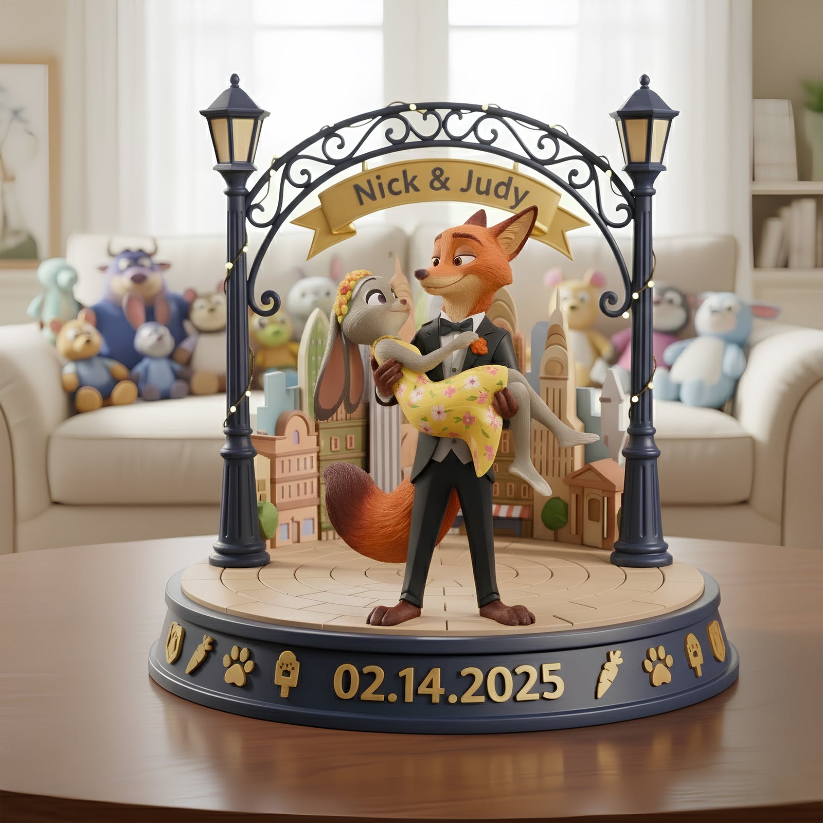 Romantic Couple Light Box Personalized Gifts For Couple 08TODT271125