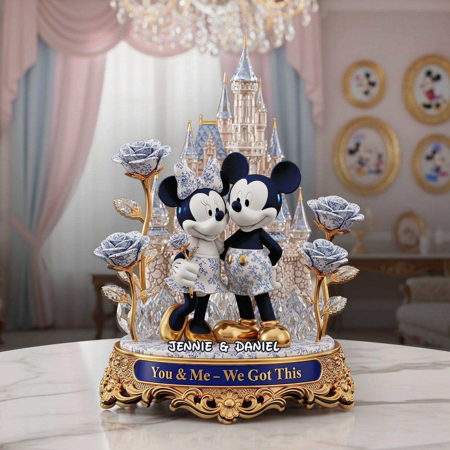 Castle Of Love Ornament - Personalized Christmas Gifts For Couples 04PGLU190925
