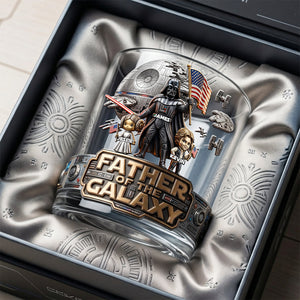 Space Adventure Dad Round Glass - Personalized Gifts For Dad 01PATA200526