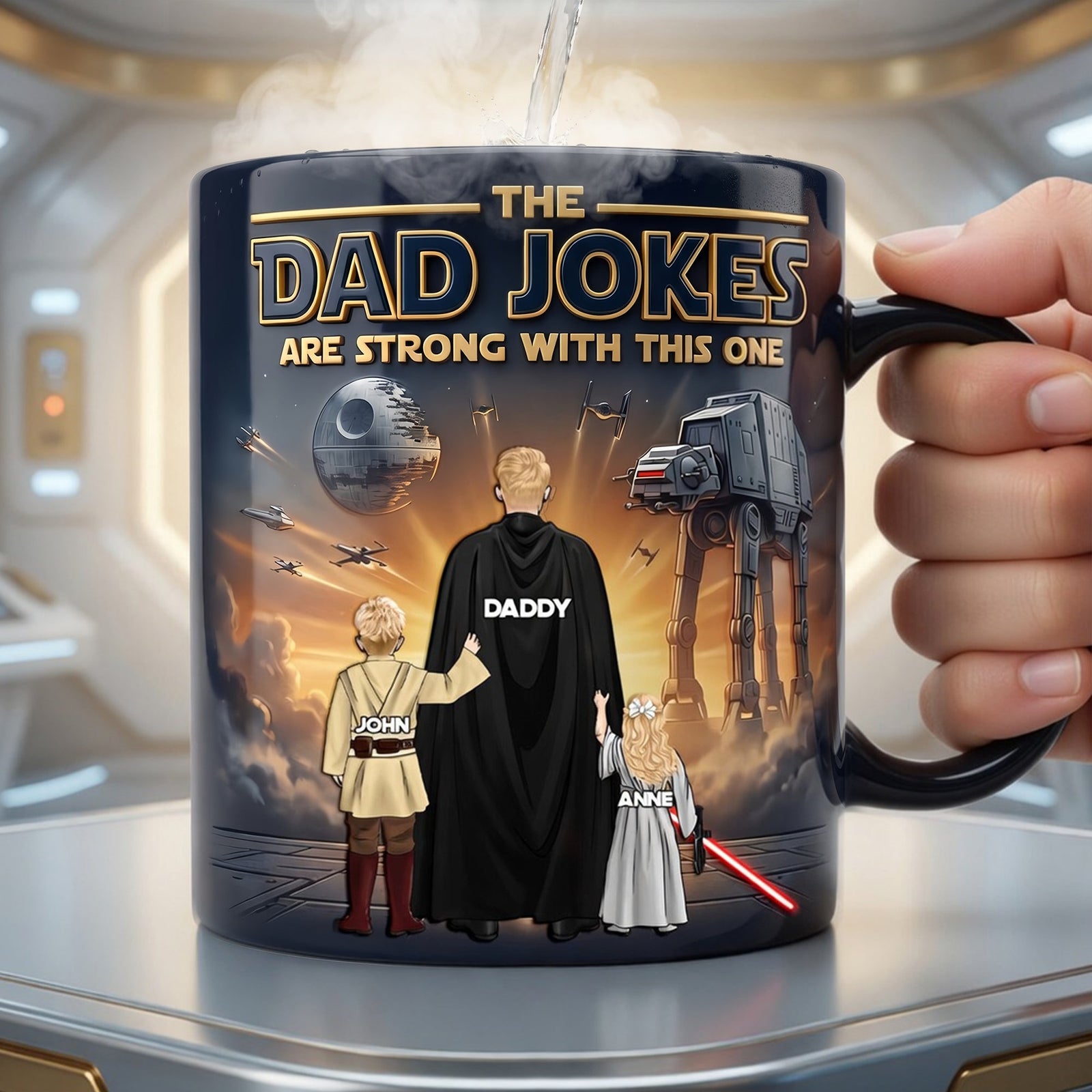 The Dad Jokes Magic Mug - Personalized Gifts For Dads 01nalu270426