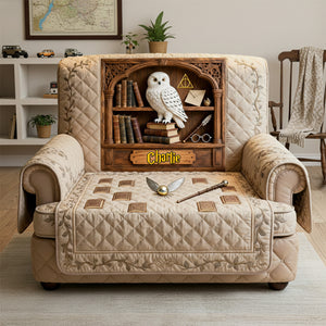 Enchanted Bookself Quilted Armchair - Personalized Gifts 03kimg280126