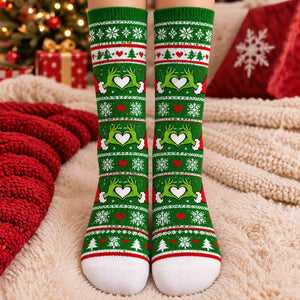 Sweet Mischief Matching Socks - Personalized Christmas Gifts For Couple 04naqn170926