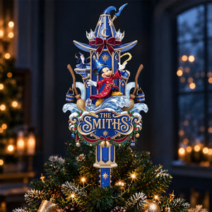 Enchanted Wizard Tree Topper - Personalized Christmas Gifts For Family 09hadt300926
