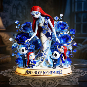 Spooky Mom Toile De Jouy Light Box  -  Personalized Gifts For Mothers 02pgta110426