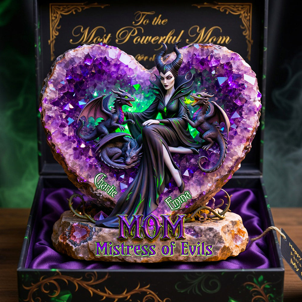 Dark Queen Mom Acrylic Plaque - Personalized Gifts For Moms 04HUDT030426