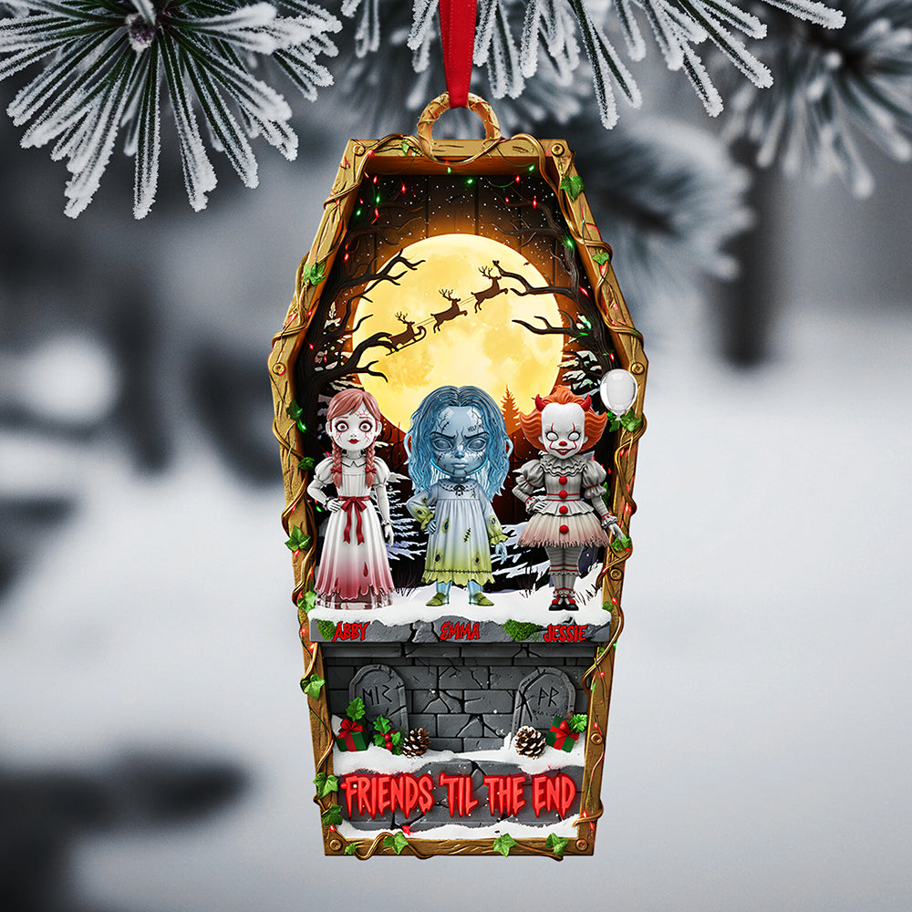 Ghoul Gang Friendship Ornament - Personalized Gift For Friends 04OHTA201125