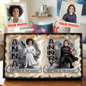 Space Mom Acrylic Plaque - Personalized Custom Photo Gifts For Mom 02OHMG250326