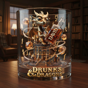 Legendary Sip Round Glass - Personalized Gifts For Drinking Lover 05PALU151225