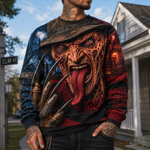 Nightmare Slayer Sweatshirt - Personalized Gifts For Horror Movie Lovers 05hulu030826