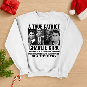 Charlie Kirk Legacy Shirt - A True Patriot 06acqn110925