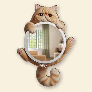 Cute Cat Mirror - Personalized Gifts For Cat Lovers 01ohqn260725