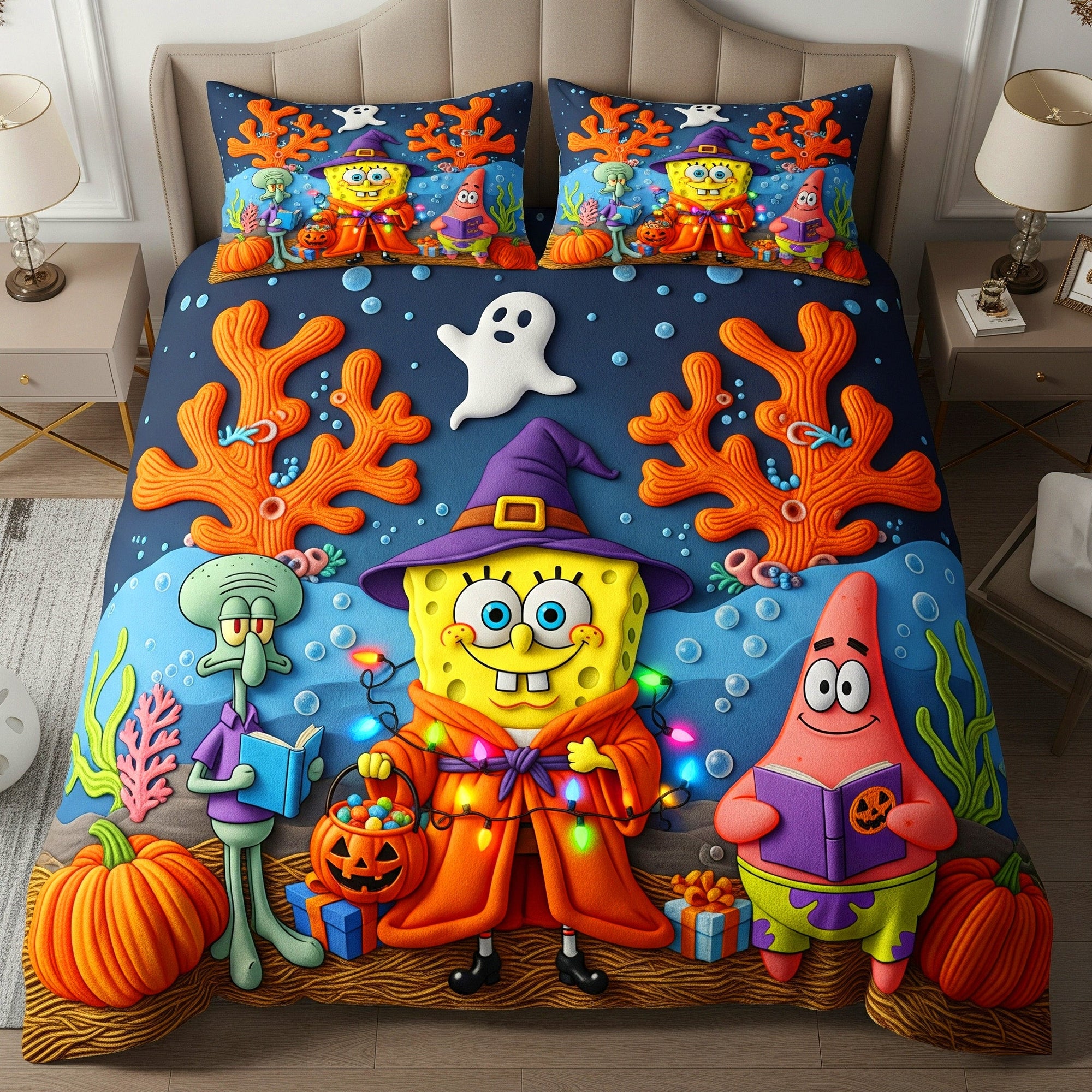 Halloween Quilt Bedding Set Special Line - Gift For Halloween 05PAMG120825