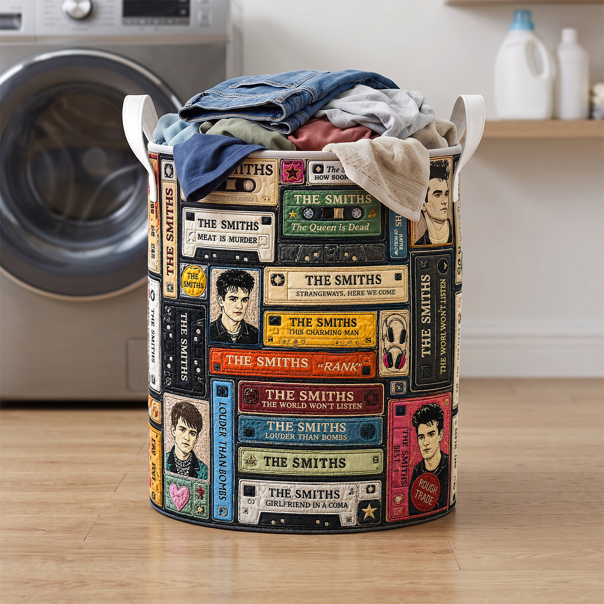 The Smiths Laundry Basket - Personalized Gifts 02hudh100726
