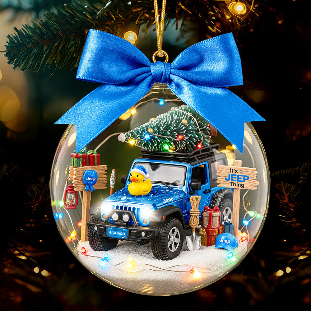 Personalized Gifts For Car Lovers Christmas Ornament 03hyqn011025