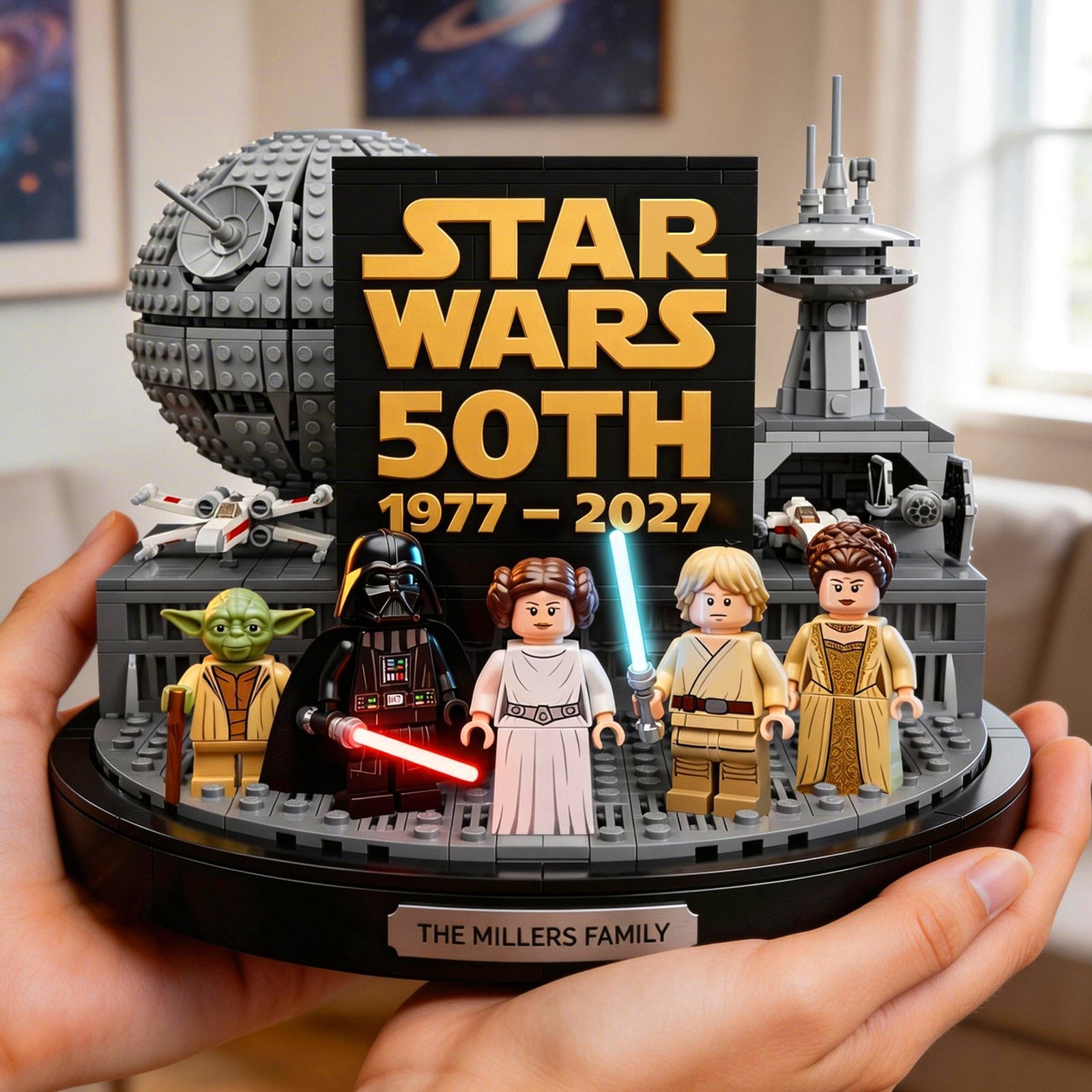 50th Anniversary Cosmic Acrylic Plaque - Personalized Gifts For Cosmic Lovers 02paqn110326