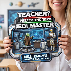 Galactic Classroom Acrylic Sign - Personalized Gifts For Teacher 04hata240726