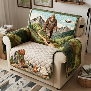Hiking Quilted Sofa Cover - Personalized Gifts For Camping Lovers 01kita280126