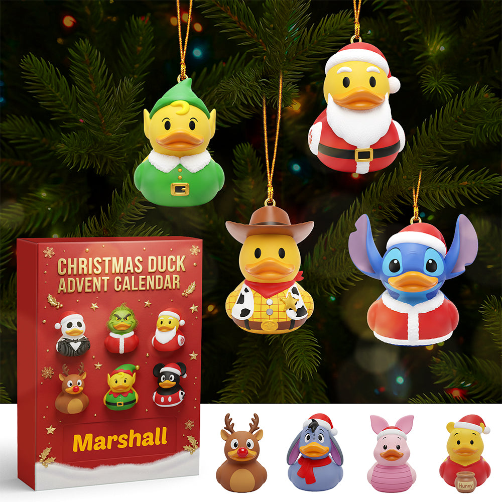 Personalized Gifts For Duck Lovers Christmas Advent Calendar Blind Box 01kimg111125