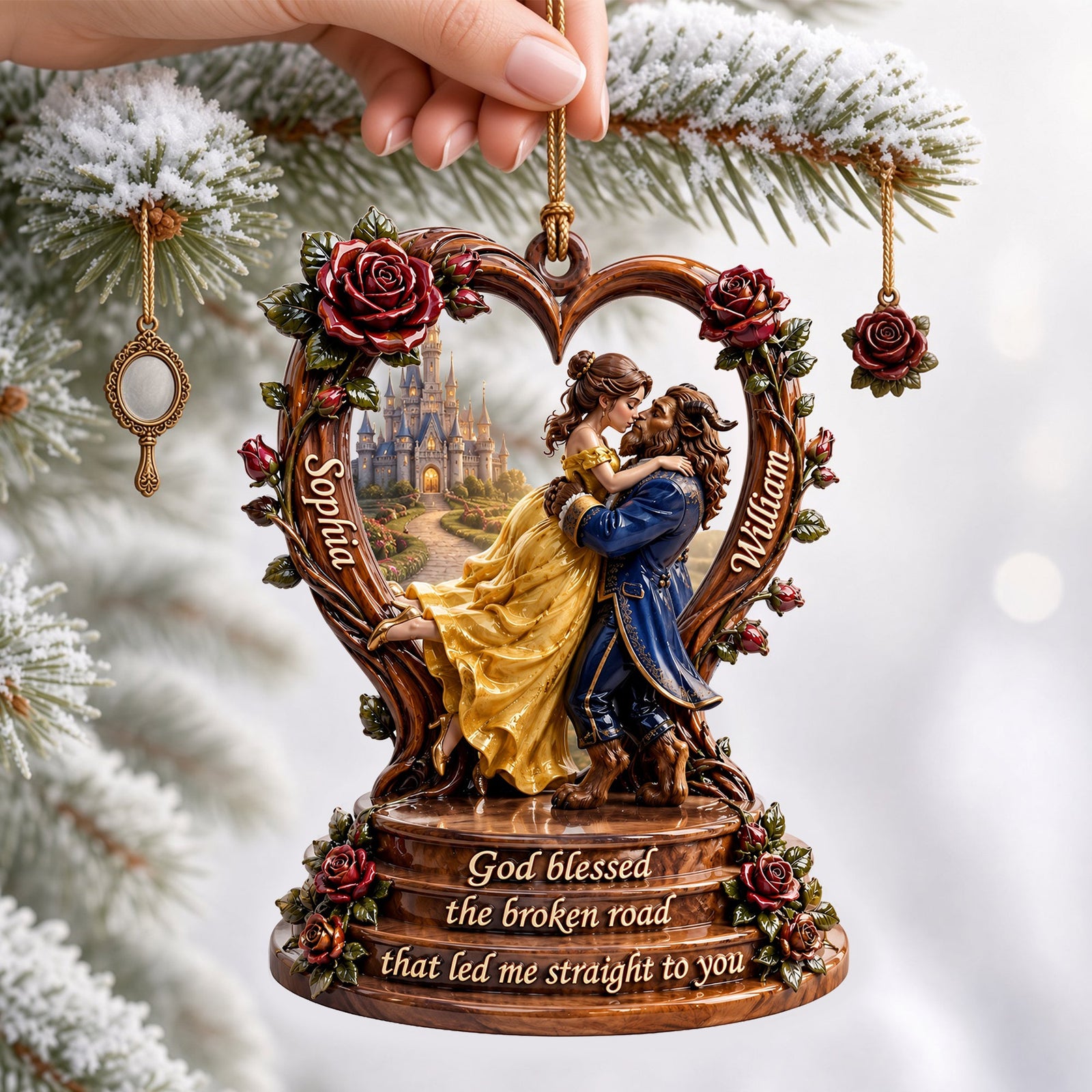 The Fantasy Fate Couple Acrylic Ornament, Personalized Gifts For Couple 07QHLU310826