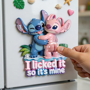 Naughty Couples Anti-collision Acrylic Fridge Magnet - Personalized Gifts For Couples 01pglu220626