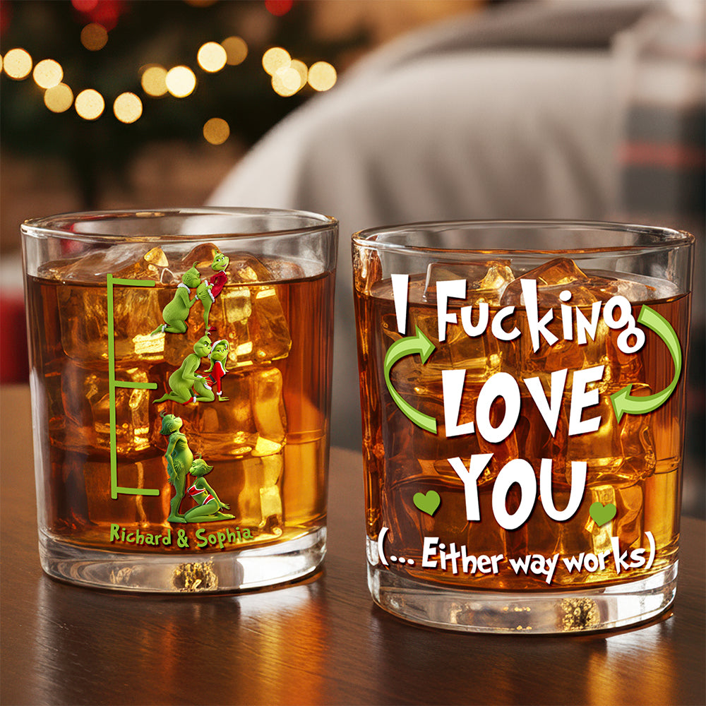 Sinful Christmas Pleasure Glass Mug Personalized Gifts For Couple 03OHQN220925