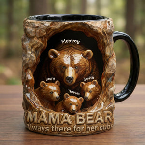 Mama Bear Cozy Nest Coffee Mug, Personalized Gifts For Mom 02qhqn280126