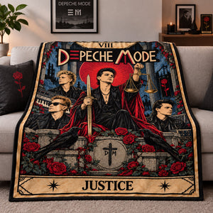 Electric Nights Depeche Mode Tarot Blanket - Personalized Gifts For Music Lovers 08HULU281026