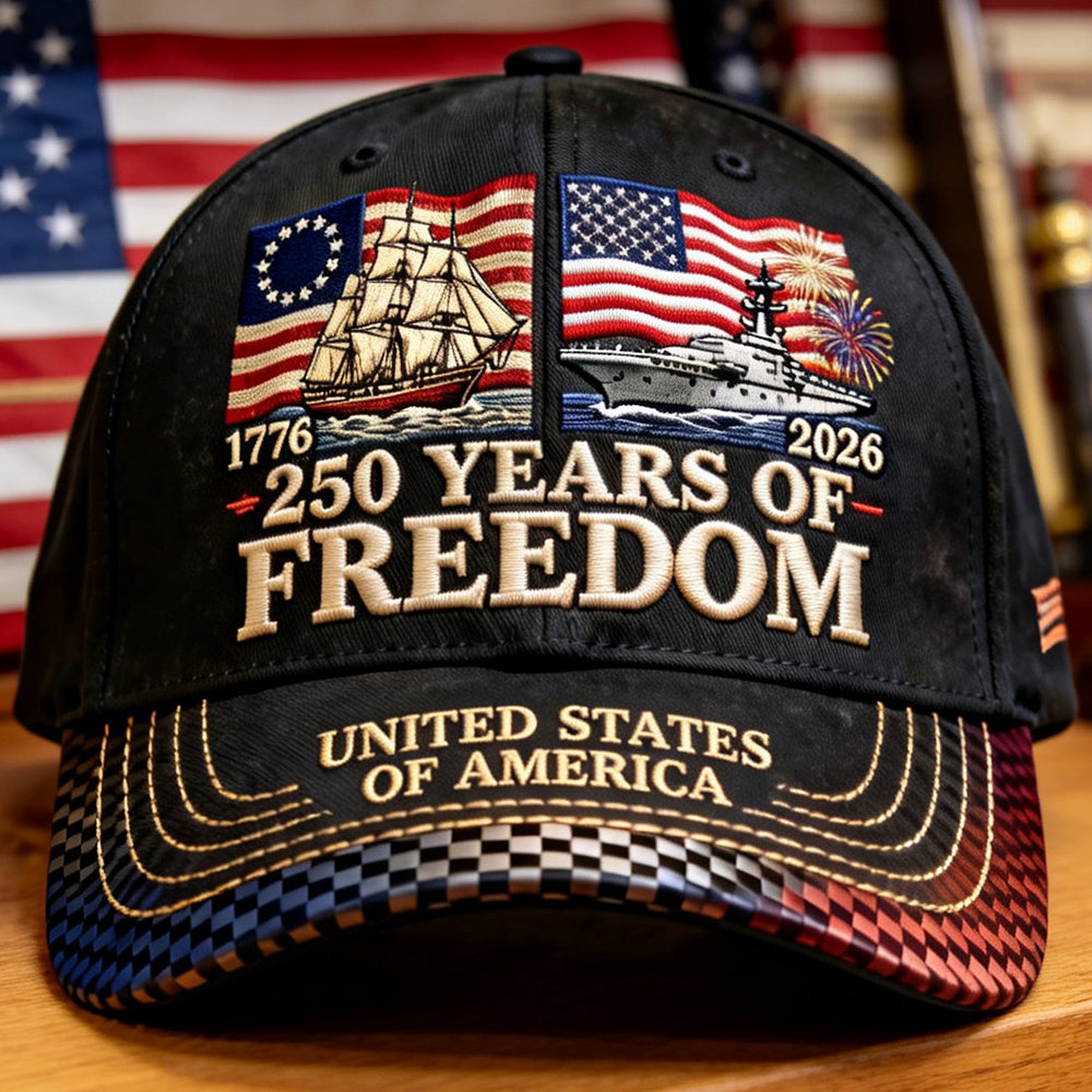 America 250 Anniversary Classic Cap Personalized Patriotic Gifts 05QHDT050326-Homacus