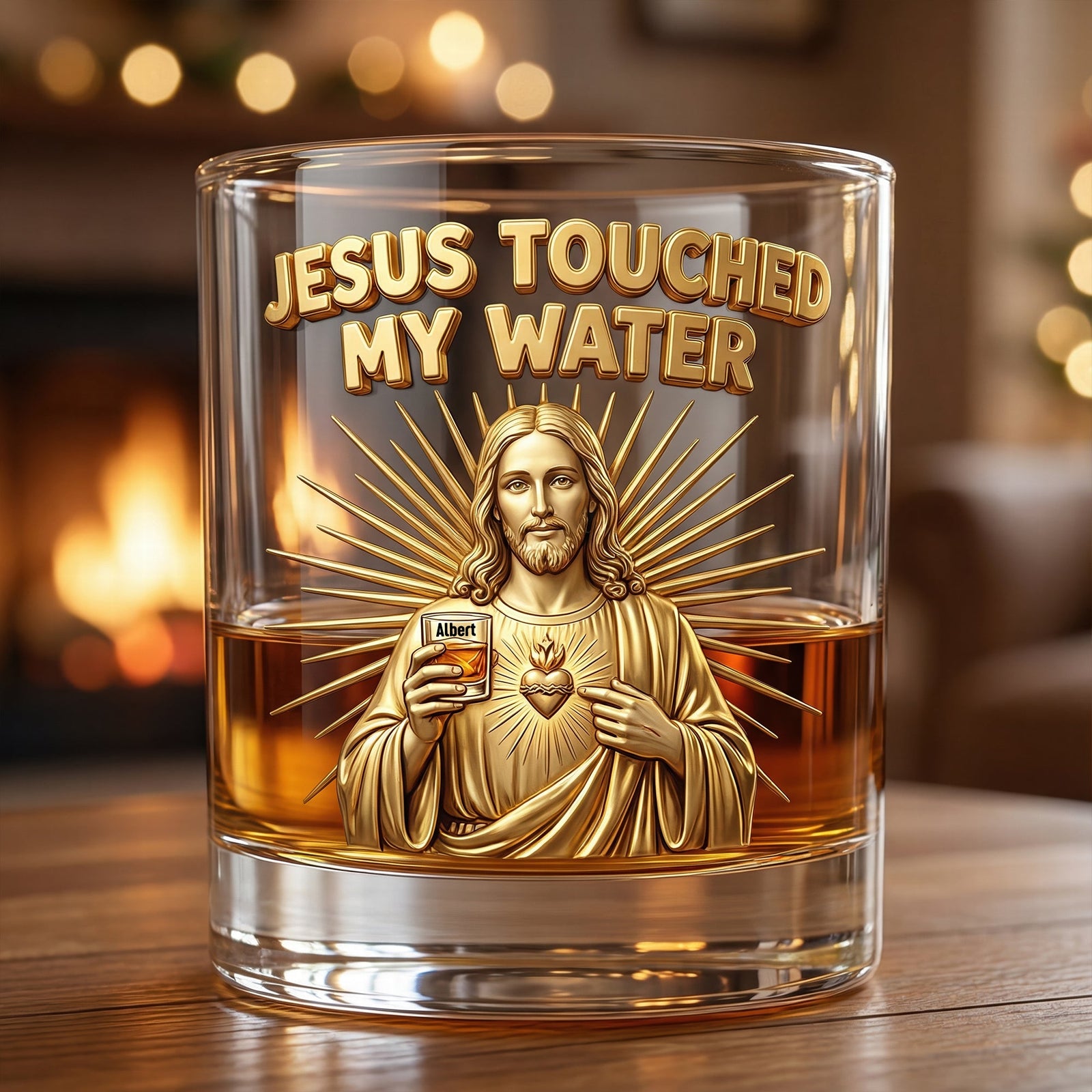 Fun Jesus Christ Make Magical Drink Whiskey Glass, Personalized Gifts For Drinking Lovers 03qhqn221125