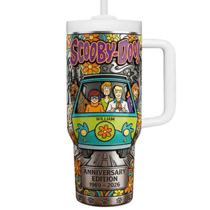 Funny Pup Anniversary Edition Tumbler - Personalized Gifts 04naqn100326