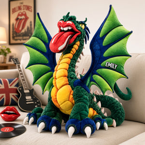 Funny Dragon Pillow  - Personalized Gifts For Music Lover Pillow 03NADH131026