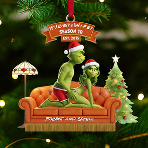 Funny Christmas Ornament Personalized Gifts For Couple 04OHDT041125