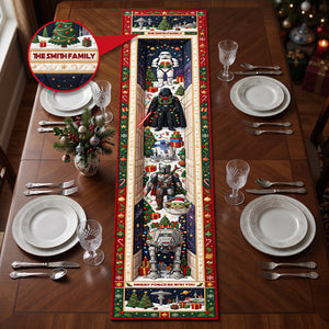 Empire Celebrates The Holidays Quilted Table Runner - Personalized Christmas Gifts For Family 01hata200826