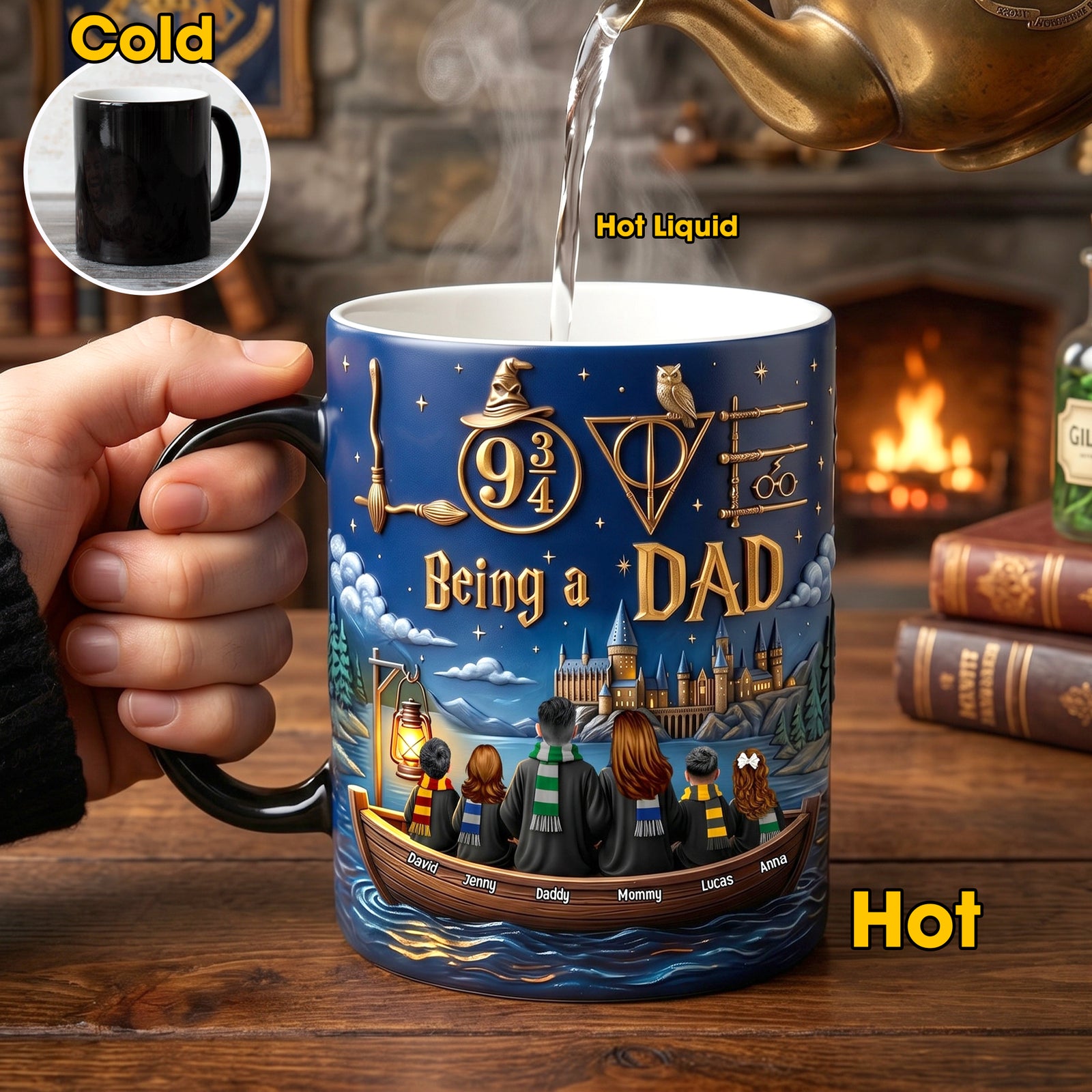 Love Being A Dad Heat Changing Mug - Personalized Gifts For Dads 02hutn130526