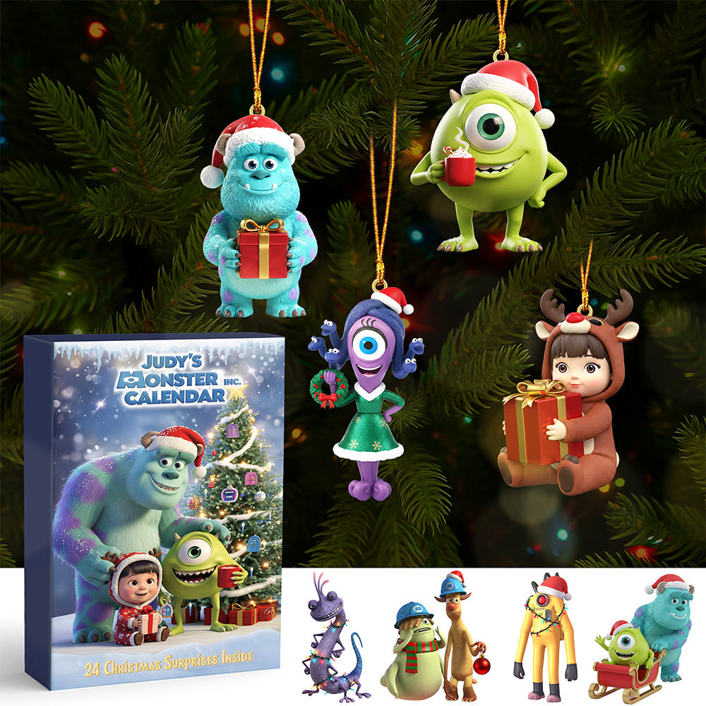 Cute Creature Christmas Advent Calendar Blind Box – Personalized Gifts 02pgmg121125