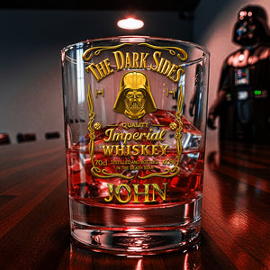Dark Side Whiskey Glass - Personalized Gifts For Galaxy Lovers 01hyta190825
