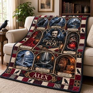 Gothic Literature Era Blanket - Personalized Gifts For Book Lovers 02HADH091026