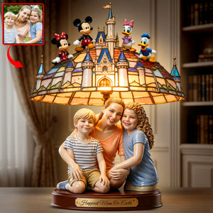 Mom And Kids Light Box Custom Photo Gifts For Mom 02NAQN020426