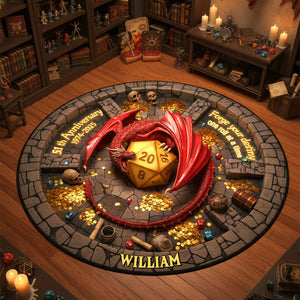 Role Play Anniversary Personalized Gifts For Game Lovers Quilted Round Mat 03kitn221025
