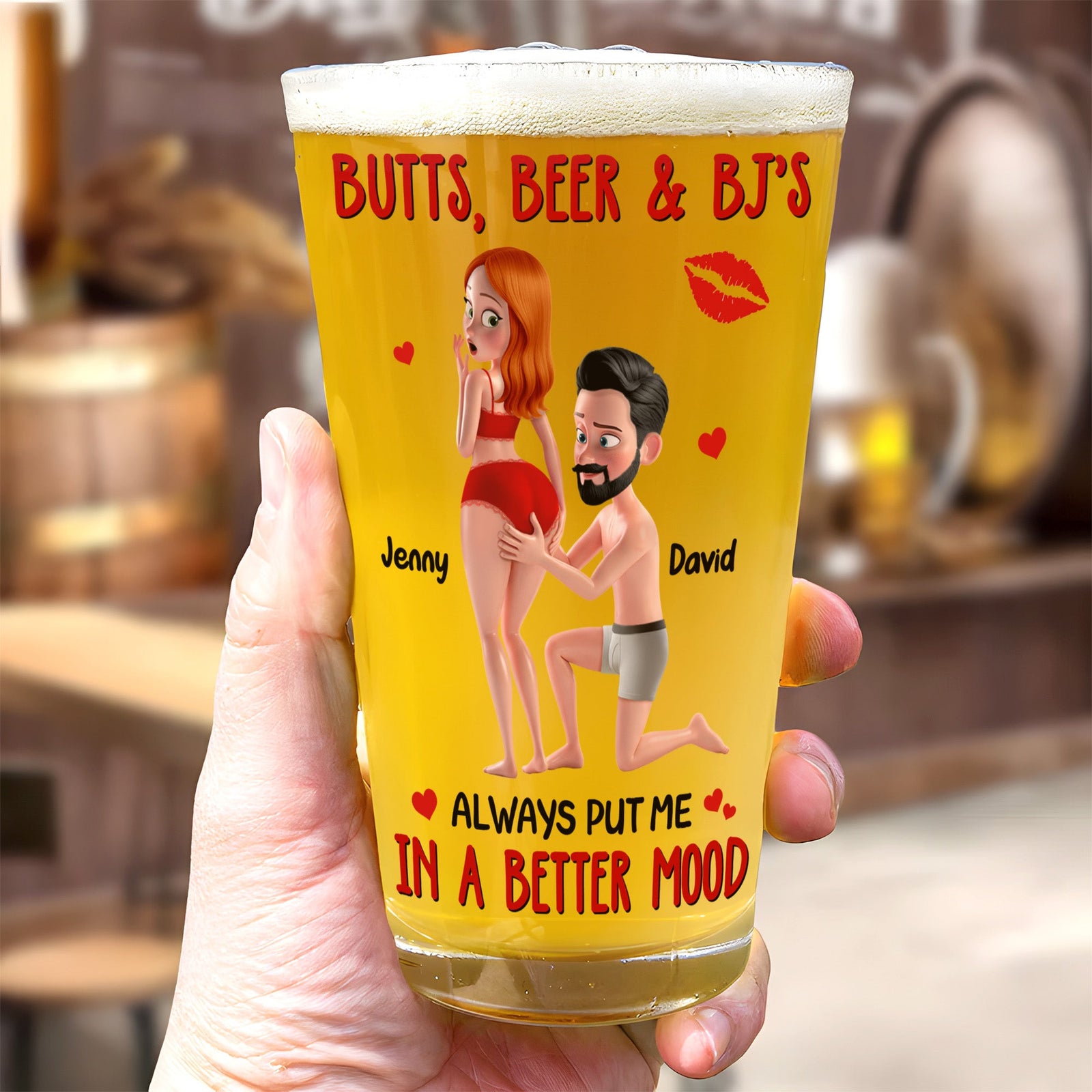 Put Me In A Better Mood Beer Glass - Personalized Funny Gifts For Couple 04natn180725hg