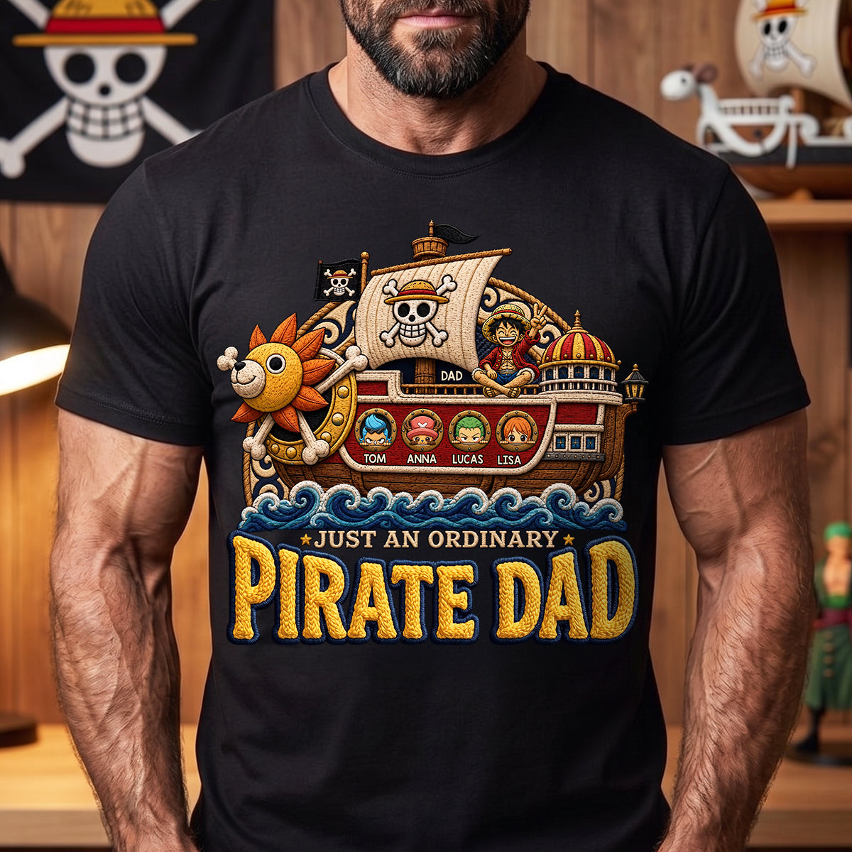 Dad's Epic Ocean Journey Shirt - Personalized Gift For Dads 02PADT210526