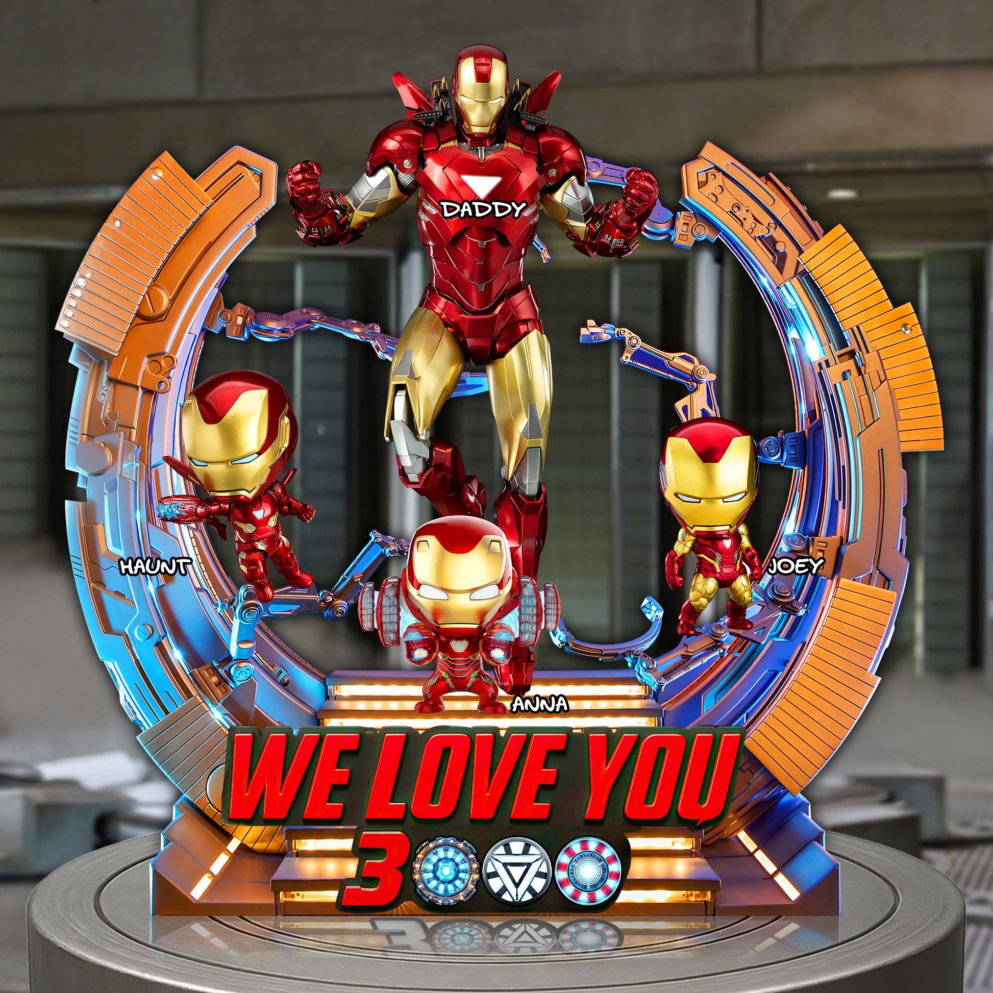 Iron Dad Plaque - Personalized Gifts For Dad 03hulu160525 - Shaped Plaques - GoDuckee