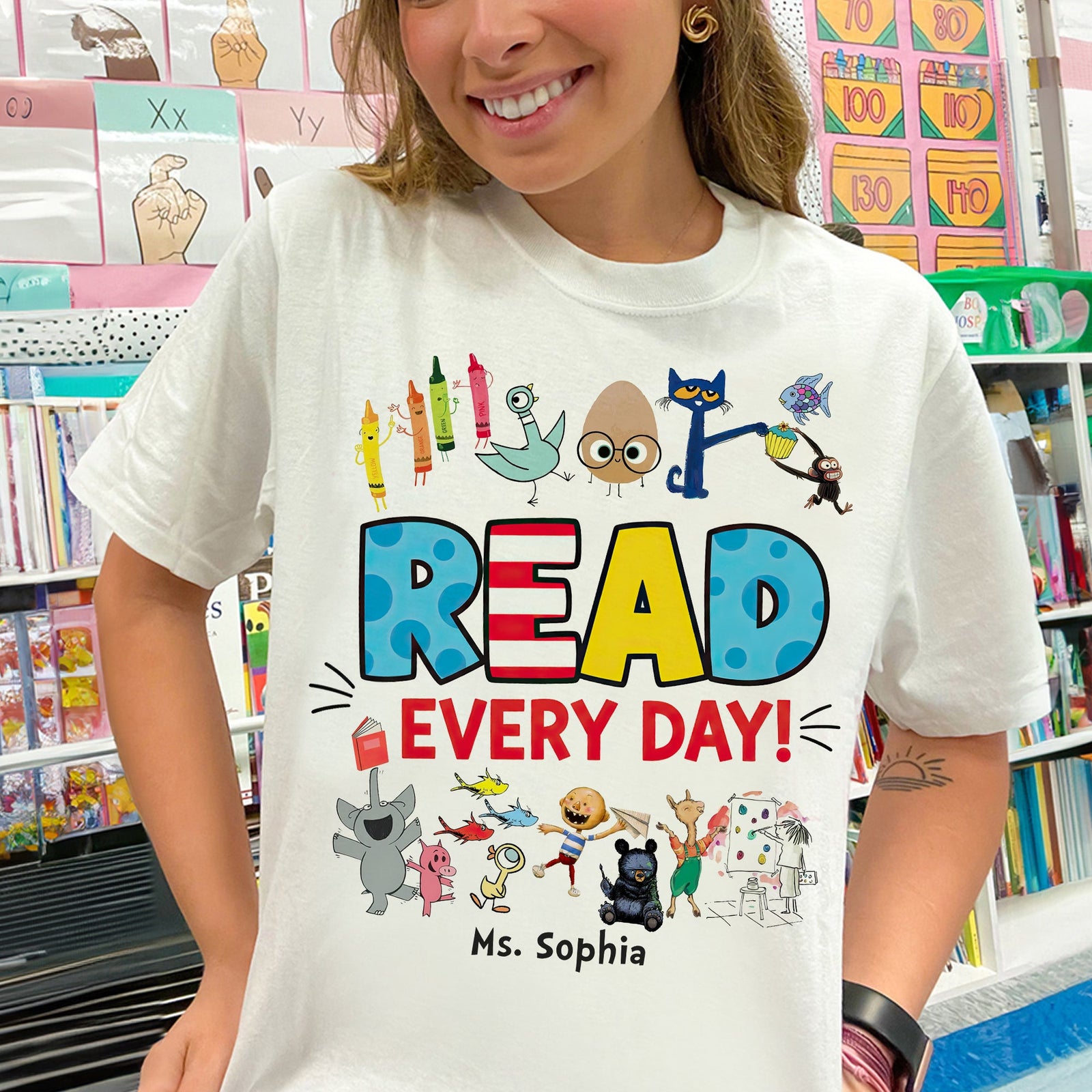 Read Everyday Shirt - Personalized Gifts For Teacher 04hutn110226