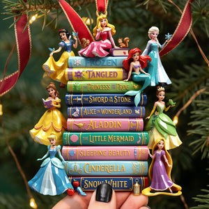 Lovely Fairy Tale Princesses Acrylic Ornament - Personalized Christmas Gifts 01nata030926