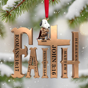 Faith Christmas Ornament - Personalized Gifts For Christians 04totn281025