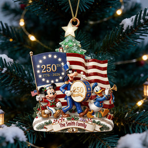 American Pride Edition Christmas Ornament - Personalized Gifts For Patriots 07PADT021026