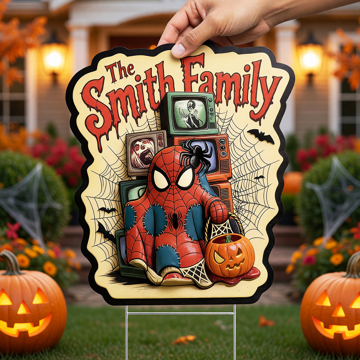 Spooky Halloween Yard Sign - Personalized Gifts For Family 04todt030826