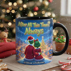 Cozy Christmas Love Mug Personalized Gifts For Couple 04HUDT221125